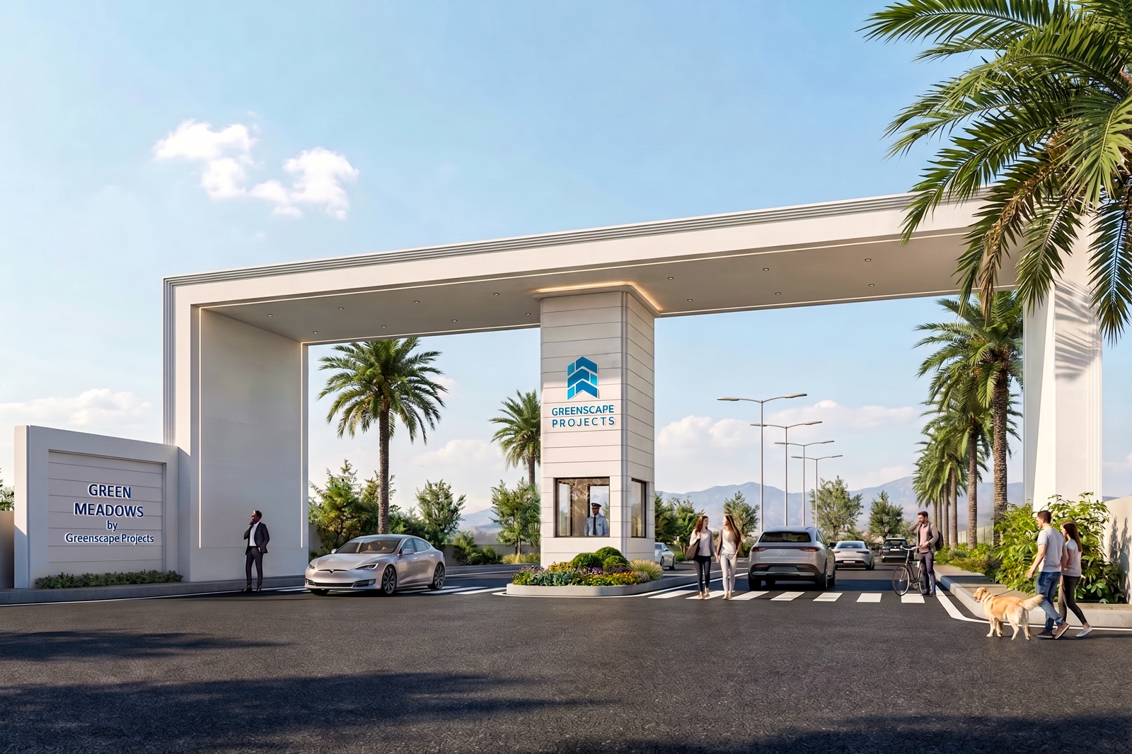 Green Meadows Grand Entrance Arch